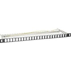 Intellinet 24-Port Patchpanel geschirmt und unbestückt 0,5 HE schwarz für Keystone-Jacks patch panel 483 mm (19) nevybavený specifikací 0.5 U černá neosazený