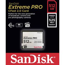 SanDisk Extreme PRO® karta Cfast 512 GB
