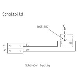 Marquardt 2410.0301 nožní/ruční tlačítko 250 V/AC 6 A 1 pedál 1 spínací kontakt 1 ks