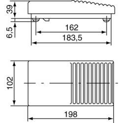 Marquardt 2410.0301 nožní/ruční tlačítko 250 V/AC 6 A 1 pedál 1 spínací kontakt 1 ks