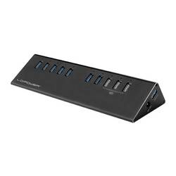 LC Power LC-HUB-2B-10 USB Hub 7 portů USB-A USB 3.0 5 GBit/s černá LC-HUB-ALU-2B-10