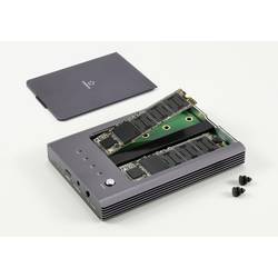 Renkforce RF-ENC-450 USB-C® M.2 PCIe NVMe 2 porty dokovací stanice pro pevný disk s funkcí klonování