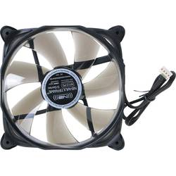 NoiseBlocker M12-PS PC větrák s krytem černá, šedá (š x v x h) 120 x 120 x 25 mm