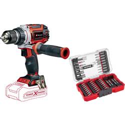 Einhell TP-CD 18/60 Li BL aku vrtací šroubovák, 18 V Li-Ion vč. 42dílné sady bitů, bez nabíječky, bez akumulátoru, 2618460+2936798