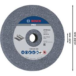 Bosch Accessories 1609201650 brusný kotouč Průměr 150 mm Zrnitost=60 1 ks