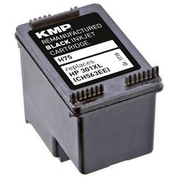 KMP Ink náhradní HP 301XL, CH563EE kompatibilní černá H75 1719,4001