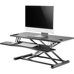 Neomounts NS-WS300BLACK nástavec na stůl pro práci vsedě i ve stoje Rozsah výšky: 11 do 51 cm černá