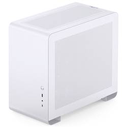 Jonsbo Jonsbo U4 Mini Micro-ATX-Gehäuse, Tempered Glass - weiß micro tower pouzdro, herní pouzdro, PC skříň bílá