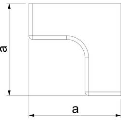 OBO Bettermann 6154328 montážní příslušenství (š x v) 20 mm x 100 mm 1 ks čistě bílá