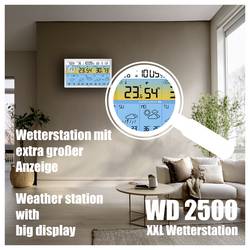 Techno Line WD2500 WD2500 digitální bezdrátová meteostanice Počet senzorů (max.) 3