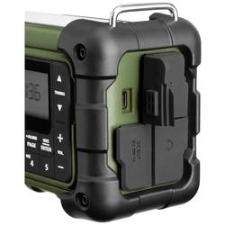 Sangean MMR-99 FM Green A500482 outdoorové rádio, FM, AM, nouzové rádio, Bluetooth, Solární panel, voděodolné, prachotěsné, zelená