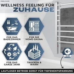 Profi-Care PC-EHW 3115 držák ručníků se stojanem, montáž na zeď hliník