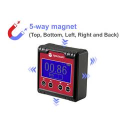 TOOLCRAFT TO-6547356 digitální vodováha s magnetem 70 mm