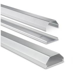 Hama Kabelová lišta hliník stříbrná tuhý (d x š x v) 1.1 m x 50 mm x 26 mm 1 ks 00220986