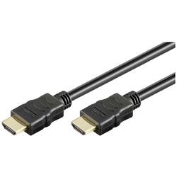 Goobay HDMI propojovací kabel Zástrčka HDMI-A 1.5 m černá 61158 4K UHD, Pozlacený, eARC HDMI kabel