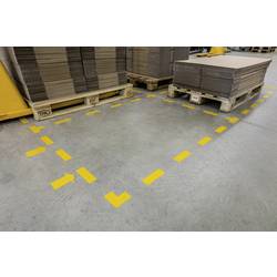 Durable 170004 Místo označení tvar -T- signální žlutá 10 ks (d x š x v) 150 x 50 x 0.7 mm