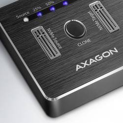 AXAGON ADSA-M2C NVMe dokovací stanice pro pevný disk s funkcí klonování