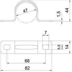 OBO Bettermann 1018477 Upevňovací objímka 1 ks kov