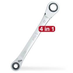Wiha 45421 45421 sada oboustranných ráčnových klíčů Délka klíče (cm) (jen pro nadpis) 10 - 19 mm