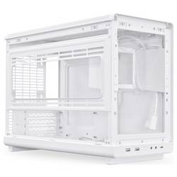 Lian Li Lian Li DAN Cases A3-mATX Wood Edition PC-Gehäuse, Micro-ATX - Buche, weiß micro tower pouzdro, herní pouzdro, PC skříň bílá