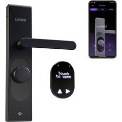 Shelly LOQED Touch Smart Lock Black Edition pohon dveří, ovládání otevírání dveří Bluetooth, Wi-Fi