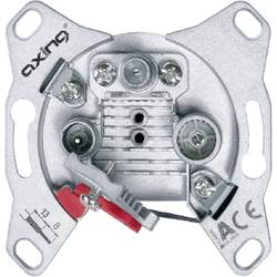 Axing BSD 963-00N anténní zásuvka TV , UKW , Data pod omítku krabice pro dolaďovací úsek vedení