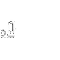 OSRAM HOMELIGHTING NIGHTLUX MOBILE LANTERN 4099854530876 LED noční světlo