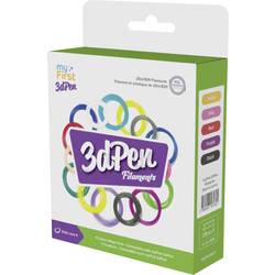 myFirst FP3301AC-WC01 sada vláken pro 3D tiskárny PCL Bez zápachu, Bez prodlevy 1.75 mm 90 g červená, růžová, žlutá, černá, fialová 5 ks