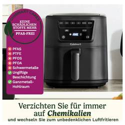 Cuisinart CompactMax horkovzdušná fritéza, 7.6 l, funkce časovače, černá