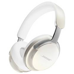 Bose QuietComfort Ultra sluchátka uzavřená (Over Ear) Bez kabelu, kabelová, Bluetooth® stereo béžová, bílá Potlačení hluku, Redukce šumu mikrofonu