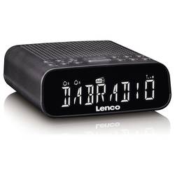 Lenco LENCO - DAB+ Uhrenradio Bluetooth CR-606BK sw CR-606BK radiobudík, DAB, FM, DAB+, Bluetooth, AUX, DAB, DAB+, FM, funkce alarmu, černá