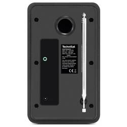 TechniSat DIGITRADIO 317 0000/3999 stolní rádio, DAB+, FM, FM, DAB+, Bluetooth, AUX, funkce alarmu, černá