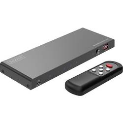 Digitus DS-55335 HDMI přepínač LED ukazatel, kovový ukazatel, s dálkovým ovládáním, UHD 7680 x 4320 Pixel
