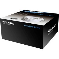 MegaSat 100145 koaxiální kabel, bílá, 10 m