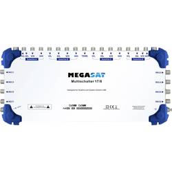 MegaSat 0600154 rozdělovač satelitního signálu Vstupy (vícenásobný spínač): 17 (16 SAT/1 terestrický) Počet účastníků: 8