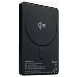 Aqiila Ladegerät Bezdrátová powerbanka 5.000 mAh, MagSafe, Bezdrátové nabíjení Qi, Dodávka energie, Rychlé nabíjení, Smart IC, Průchozí nabíjení, Power