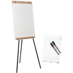 Legamaster flipchart SKETCH INFINITE (š x v x h) 806 x 2050 x 711 mm bílá, dřevo omyvatelný, popisovatelný, výškově nastavitelný, vč. držáku bloku, vč. držáku