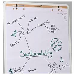 Legamaster flipchart SKETCH INFINITE (š x v x h) 806 x 2050 x 711 mm bílá, dřevo omyvatelný, popisovatelný, výškově nastavitelný, vč. držáku bloku, vč. držáku