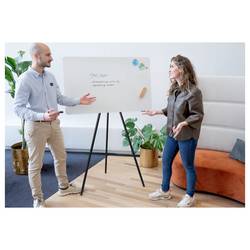 Legamaster flipchart SKETCH INFINITE (š x v x h) 806 x 2050 x 711 mm bílá, dřevo omyvatelný, popisovatelný, výškově nastavitelný, vč. držáku bloku, vč. držáku