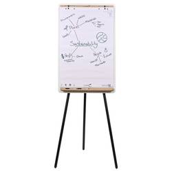 Legamaster flipchart SKETCH INFINITE (š x v x h) 806 x 2050 x 711 mm bílá, dřevo omyvatelný, popisovatelný, výškově nastavitelný, vč. držáku bloku, vč. držáku