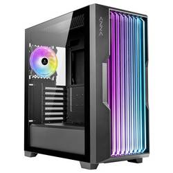 AZZA AZZA PC Gaming Gehäuse Midi ATX Guardian midi tower herní pouzdro černá