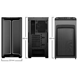 BeQuiet be quiet! Geh Pure Base 501 DX Black midi tower herní pouzdro černá