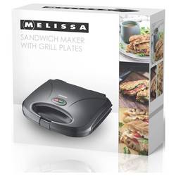 Melissa 16240109 toustovač automatické přizpůsobení teploty, indikátor, nepřilnavý povlak, funkce grilování 2 ks