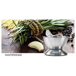 Gastronoma 18310021 digitální kuchyňská váha digitální digitální, s odměrnou mísou Max. váživost=5 kg stříbrná 215 x 215 x 314
