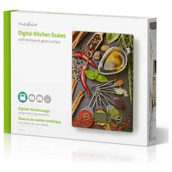 Nedis KASC113VA digitální kuchyňská váha digitální Max. váživost=5 kg vícebarevná 140 x 15 x 195