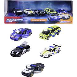 Majorette Lamborghini, Volvo, Aston Martin Rescue World 5 Pieces Giftpack hotový model Model zásahového vozidla