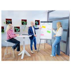 Legamaster flipchart SKETCH EASY (š x v x h) 845 x 1870 x 775 mm omyvatelný, popisovatelný, výškově nastavitelný, vč. držáku bloku 7-152810