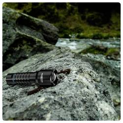 Ansmann LED Taschenlampe Survival TS1000RF wiederaufladbar SMD LED kapesní svítilna, akumulátory Li-Ion, 20.5 h, 158 g