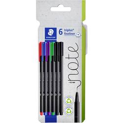 Staedtler triplus 334 C6 popisovač 0.3 mm 6 ks