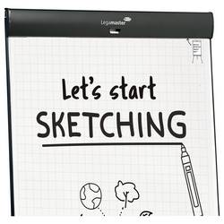 Legamaster flipchart SKETCH PRO (š x v x h) 845 x 1870 x 775 mm omyvatelný, popisovatelný, výškově nastavitelný, vč. držáku bloku 7-152910